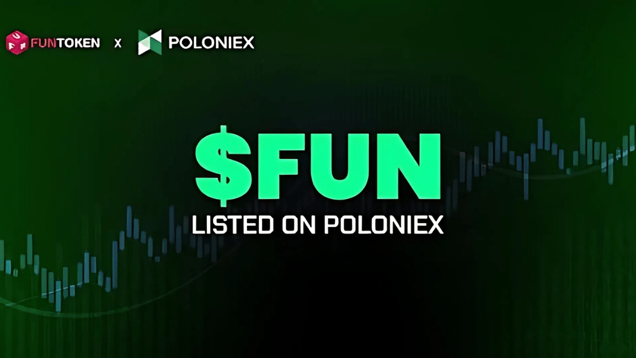 FUNToken现已进入Poloniex平台，扩大全球影响力并提升实用性